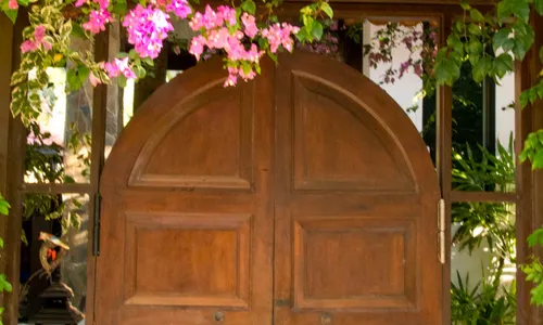 Rustic Enterance Garden
