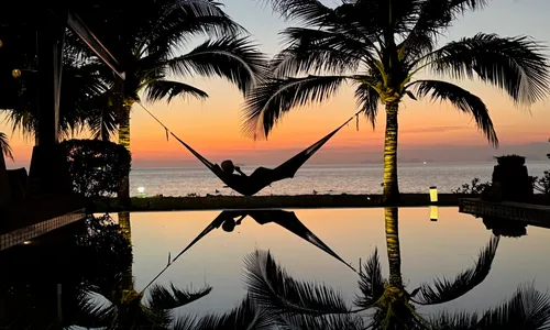 Chilling By The Pool